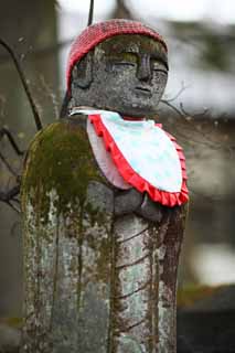 fotografia, materiale, libero il panorama, dipinga, fotografia di scorta,Kusatsu luce di primavera calda tempio primaverile, Mt. Kusatsu, prenda a sassate scalinata, Buddismo, La divinit custode di bambini