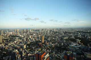 fotografia, material, livra, ajardine, imagine, proveja fotografia,Tquio viso inteira, O horizonte, edifcio de edifcio alto, Plancies de Kanto, A rea de centro da cidade